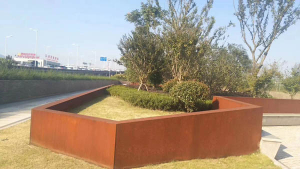 番禺耐候钢挡土墙